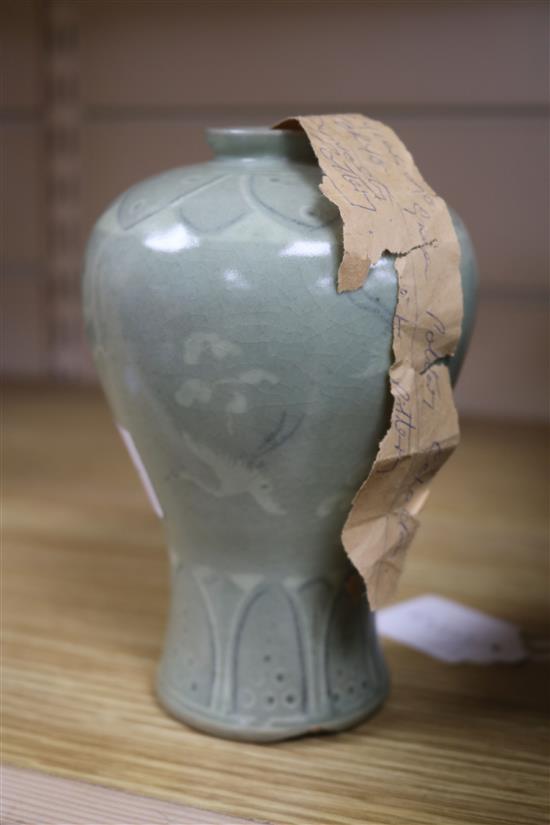 A Korean celadon vase